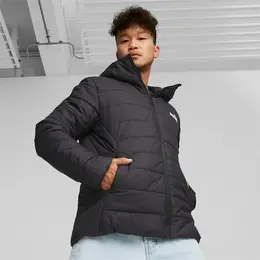 PUMA: Чёрная куртка  Ess