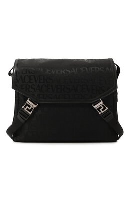 Versace: Чёрная сумка 