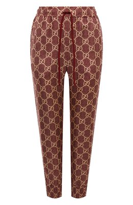 Gucci: Шёлковые брюки 