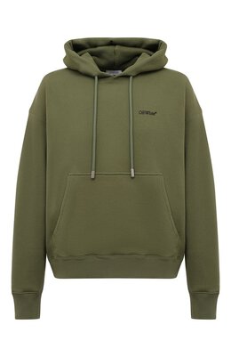 Off-White: Хлопковая толстовка 