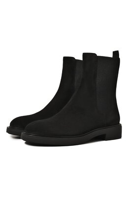Gianvito Rossi: Чёрные ботинки 