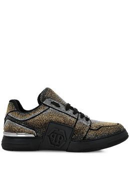 Philipp Plein: Чёрные кроссовки  Hexagon
