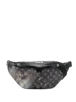 Louis Vuitton Pre-Owned: Чёрная поясная сумка 