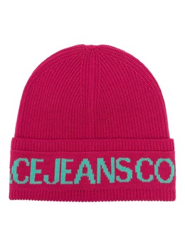 Versace Jeans Couture: Розовая шапка 