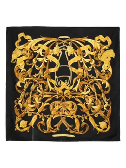 Hermès Pre-Owned: Чёрный шарф 