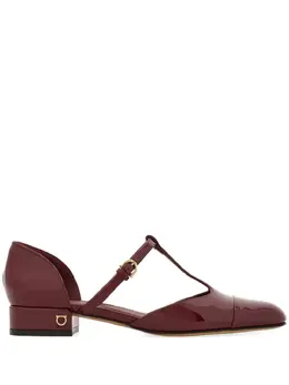 Ferragamo: Бордовые туфли 