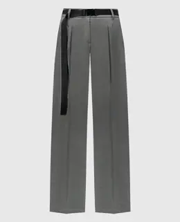Max Mara: Серые брюки 