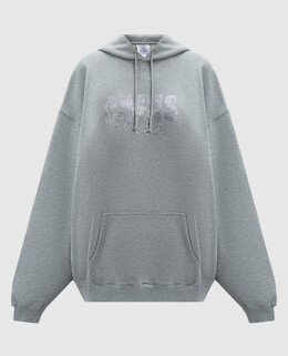Vetements: Серая толстовка 
