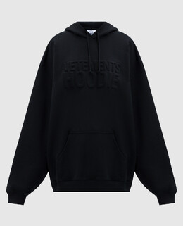 Vetements: Чёрная толстовка 