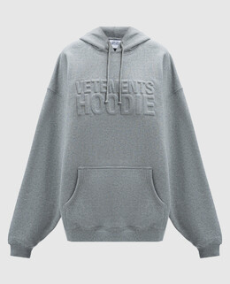 Vetements: Серая толстовка 
