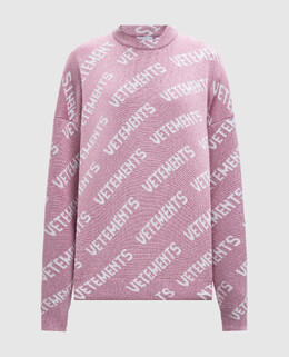 Vetements: Розовый свитер 