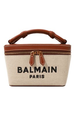 Balmain: Бежевая сумка  B-Army