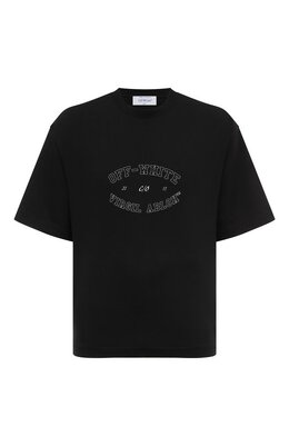 Off-White: Хлопковая футболка 