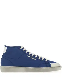 Saint Laurent: Синие кроссовки  SL/39
