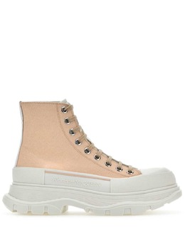 Alexander McQueen: Светлые кроссовки  Tread Slick