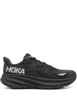 HOKA: Чёрные кроссовки 