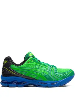 ASICS: Зелёные кроссовки  Gel-Kayano 14