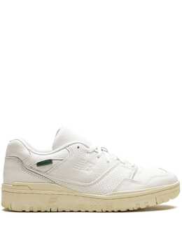 New Balance: Белые кроссовки  550