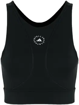 adidas by Stella McCartney: Чёрный бюстгальтер 