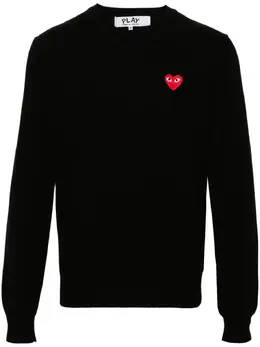 Comme Des Garçons Play: Свитер  Heart из шерсти
