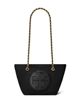 Tory Burch: Чёрная сумка через плечо  Ella