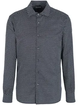 Emporio Armani: Рубашка с принтом 