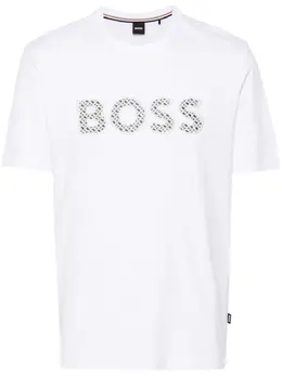BOSS: Белая футболка 