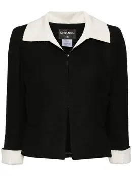 CHANEL Pre-Owned: Твидовый жакет 