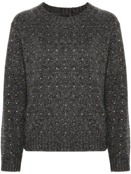 PINKO: Свитер со стразами 