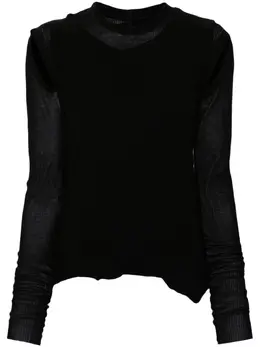Rick Owens: Чёрный топ  Banana