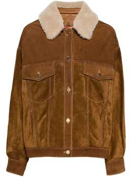 Golden Goose: Замшевая куртка 
