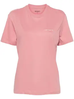 Carhartt WIP: Футболка  Script с вышивкой