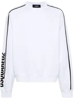 DSQUARED2: Белый свитшот 