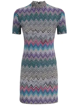 Missoni: Платье с коротким рукавом 
