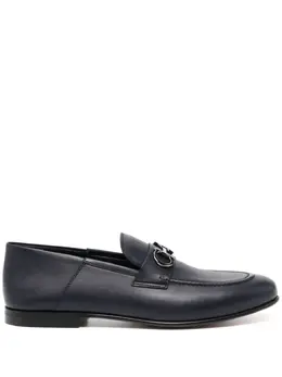 Ferragamo: Голубые туфли  Gancini