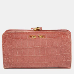 Miu Miu: Оранжевый кошелёк 