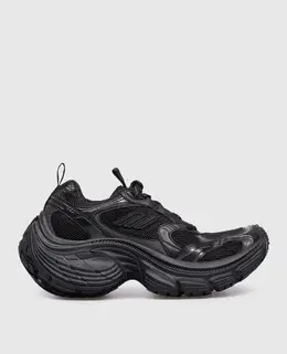 Balenciaga: Чёрные кроссовки 
