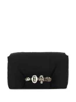 Alexander McQueen: Чёрная поясная сумка  Knuckle