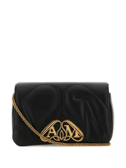 Alexander McQueen: Чёрная сумка через плечо 