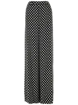 Saint Laurent: Брюки в горошек 
