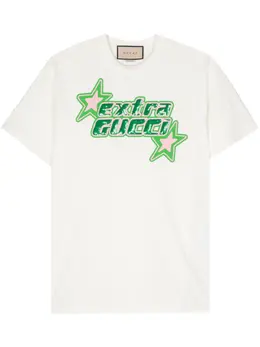 Gucci: Футболка с блёстками 