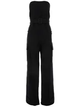 Saint Laurent: Хлопковый комбинезон 