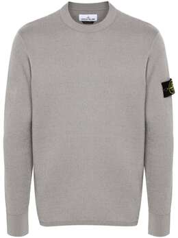 Stone Island: Свитер  Compass из шерсти