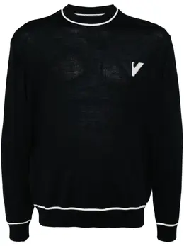 Emporio Armani: Жаккардовый свитер 
