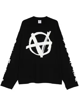 VETEMENTS: Футболка с принтом 