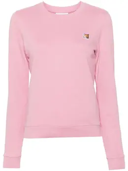 Maison Kitsuné: Розовый свитшот 