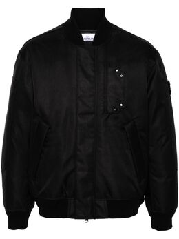 Stone Island: Чёрная куртка  Compass