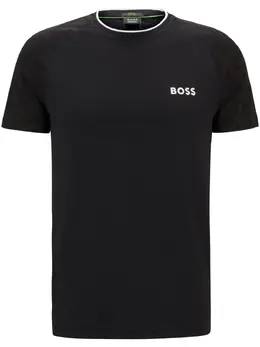 BOSS: Футболка с принтом 