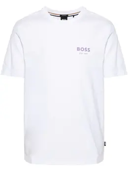 BOSS: Хлопковая футболка 