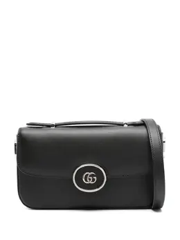 Gucci: Чёрная сумка  GG